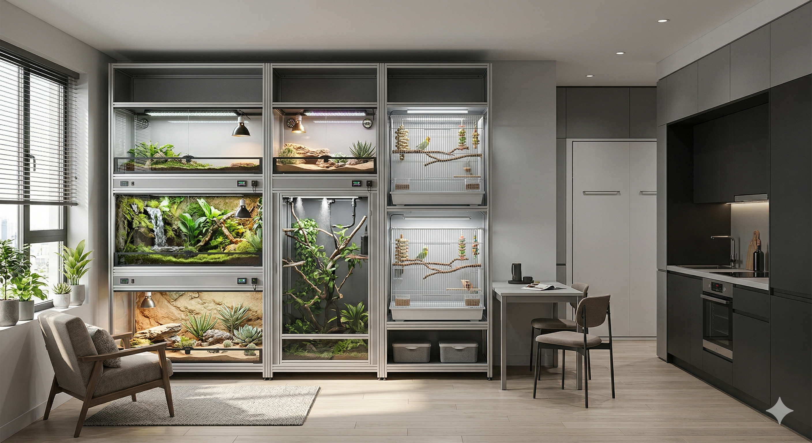 Exotic Haven climate-controlled enclosure room