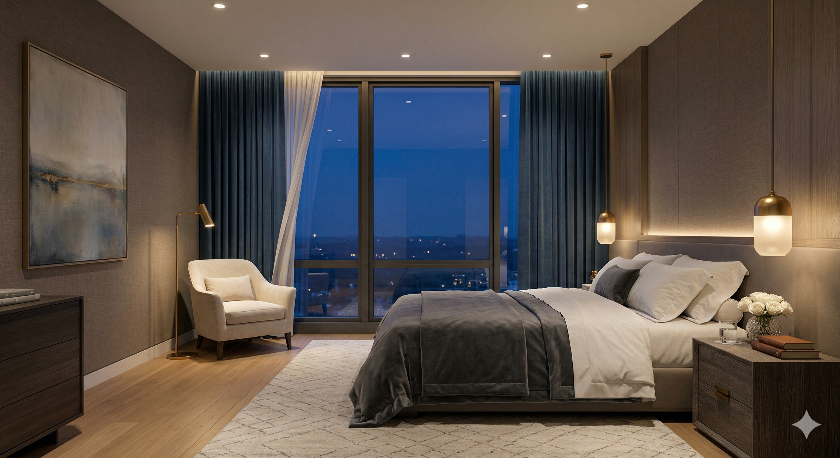 The Pack Suite evening bedroom atmosphere
